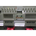 Computer Embroidery Machine with 8 Inch Touch Screen for Industrial Cap/T-Shirt/Flat Embroidery (WY1204C)